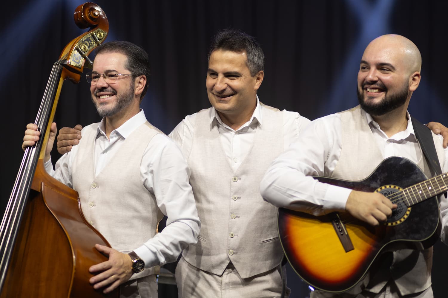 Integrantes do Mistura Fina Classic Trio